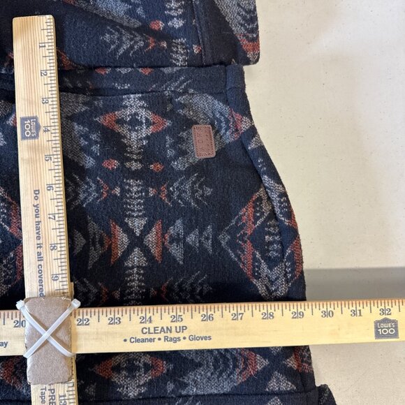 Jachs New York Mens XL Aztec Wool Blend Shirt Coat Jacket Sherpa Lined Shacket - Picture 10 of 10